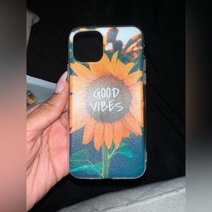 Sunflower Good Vibes iPhone 13 Pro Phone Case